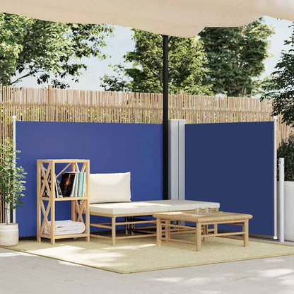 Side Awning | Blue | 100% polyester with PU coating | 100x600 cm