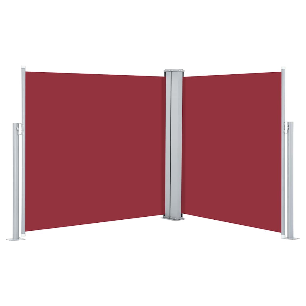 Side Awning | Red | Polyester with PU coating | 100 x 600 cm