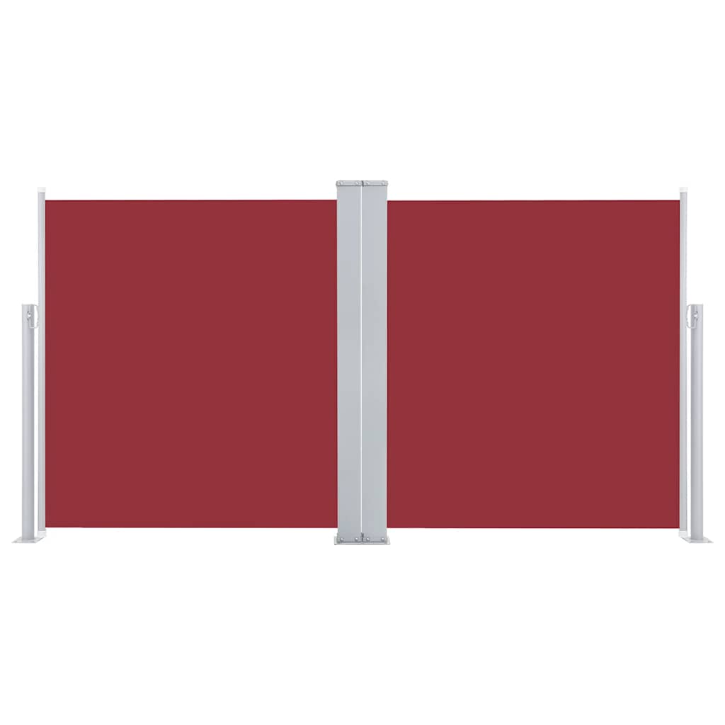 Retractable Side Awning Red 100x600 cm