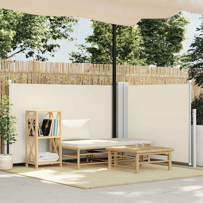Retractable Side Awning Cream 120x600 cm