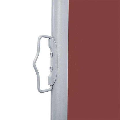 Retractable Side Awning Brown 120x600 cm