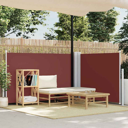 Retractable Side Awning Brown 120x600 cm