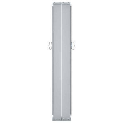 Retractable Side Awning Red 120x600 cm