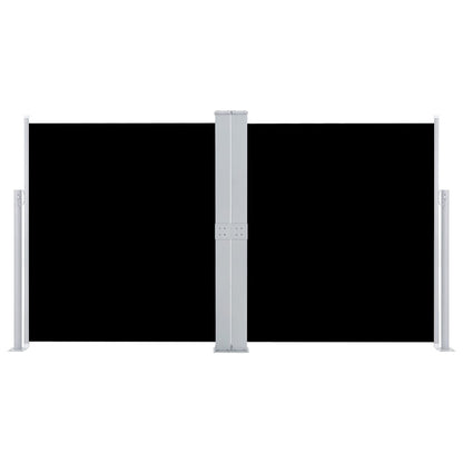 Retractable Side Awning Black 140x600 cm