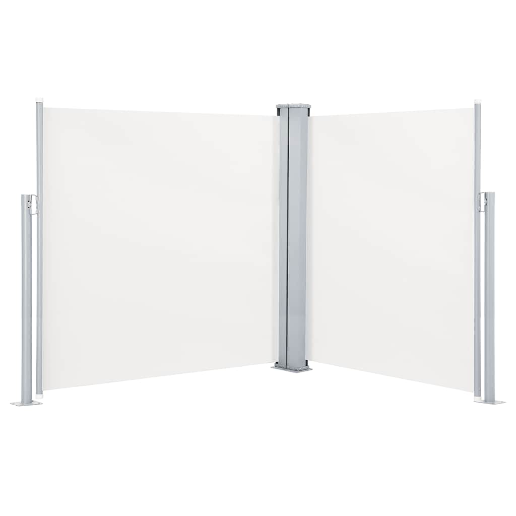 Retractable Side Awning Cream 140x600 cm