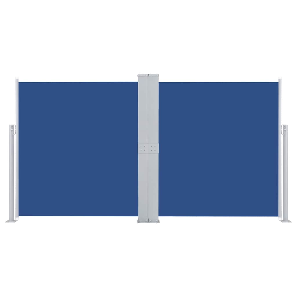 Retractable Side Awning Blue 140x600 cm
