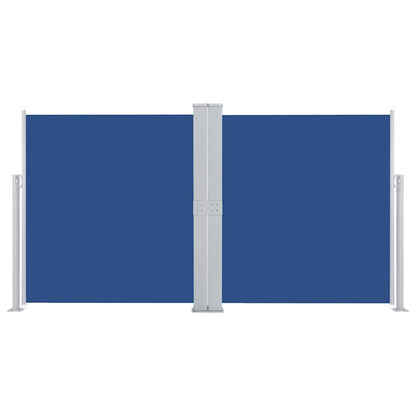 Retractable Side Awning Blue 140x600 cm