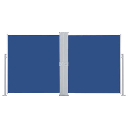 48458 vidaXL Retractable Side Awning Blue 140x600 cm