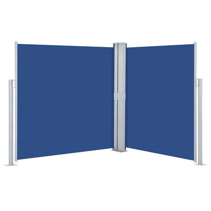 Retractable Side Awning Blue 160x600 cm