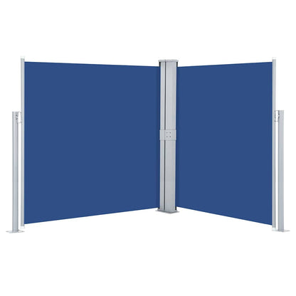 48464 vidaXL Retractable Side Awning Blue 160x600 cm