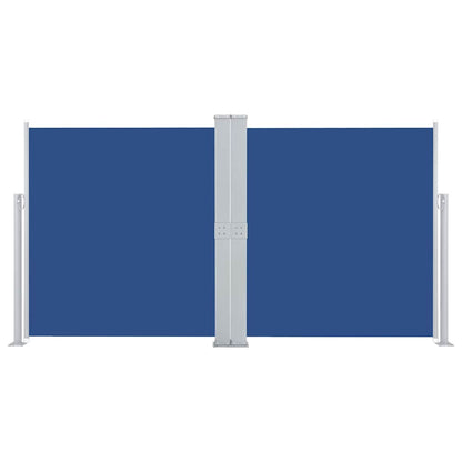 Retractable Side Awning Blue 160x600 cm