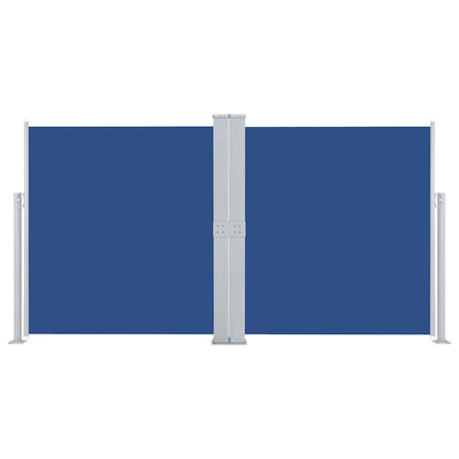 48464 vidaXL Retractable Side Awning Blue 160x600 cm