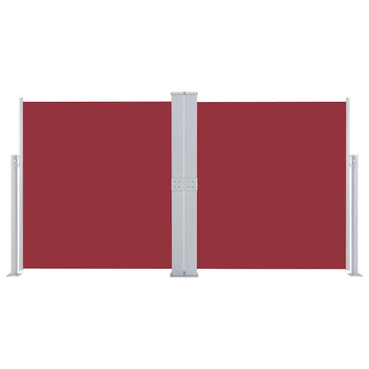48465 vidaXL Retractable Side Awning Red 160x600 cm