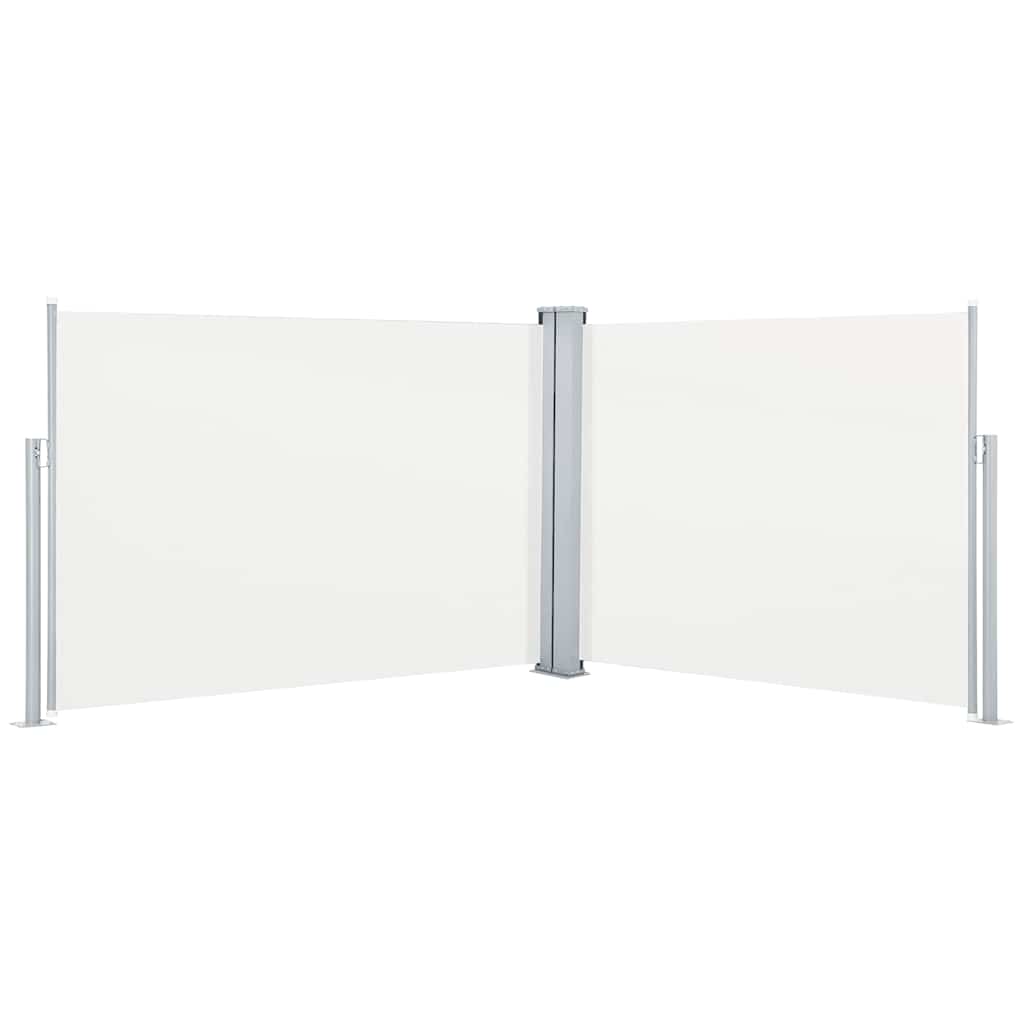 Retractable Side Awning Cream 100x1000 cm