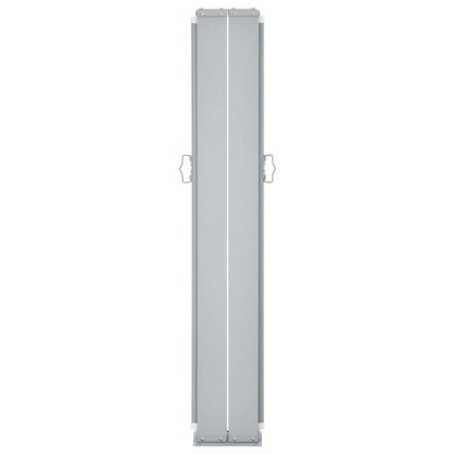 48473 vidaXL Retractable Side Awning Cream 100x1000 cm