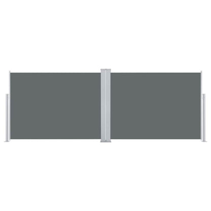 Retractable Side Awning Anthracite 100x1000 cm