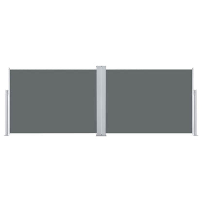 48474 vidaXL Retractable Side Awning Anthracite 100x1000 cm