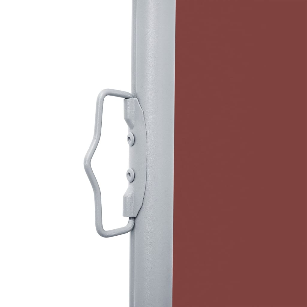 Side Awning | Brown | Polyester | Large | Retractable | Modern