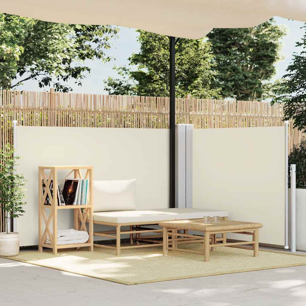 Retractable Side Awning Cream 120x1000 cm