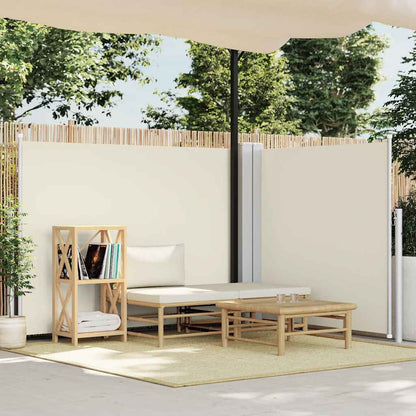 Retractable Side Awning Cream 140x1000 cm