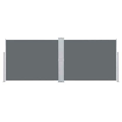 Retractable Side Awning Anthracite 140x1000 cm