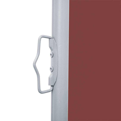 48487 vidaXL Retractable Side Awning Brown 140x1000 cm