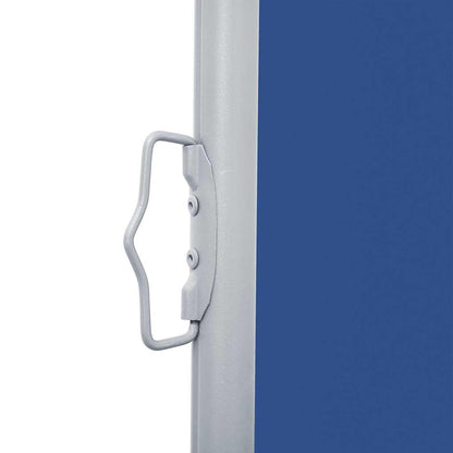 Retractable Side Awning Blue 140x1000 cm