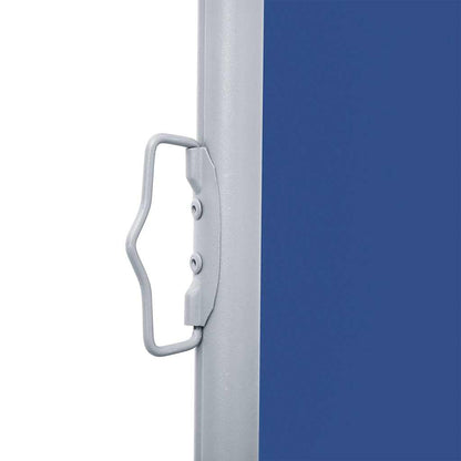 48488 vidaXL Retractable Side Awning Blue 140x1000 cm