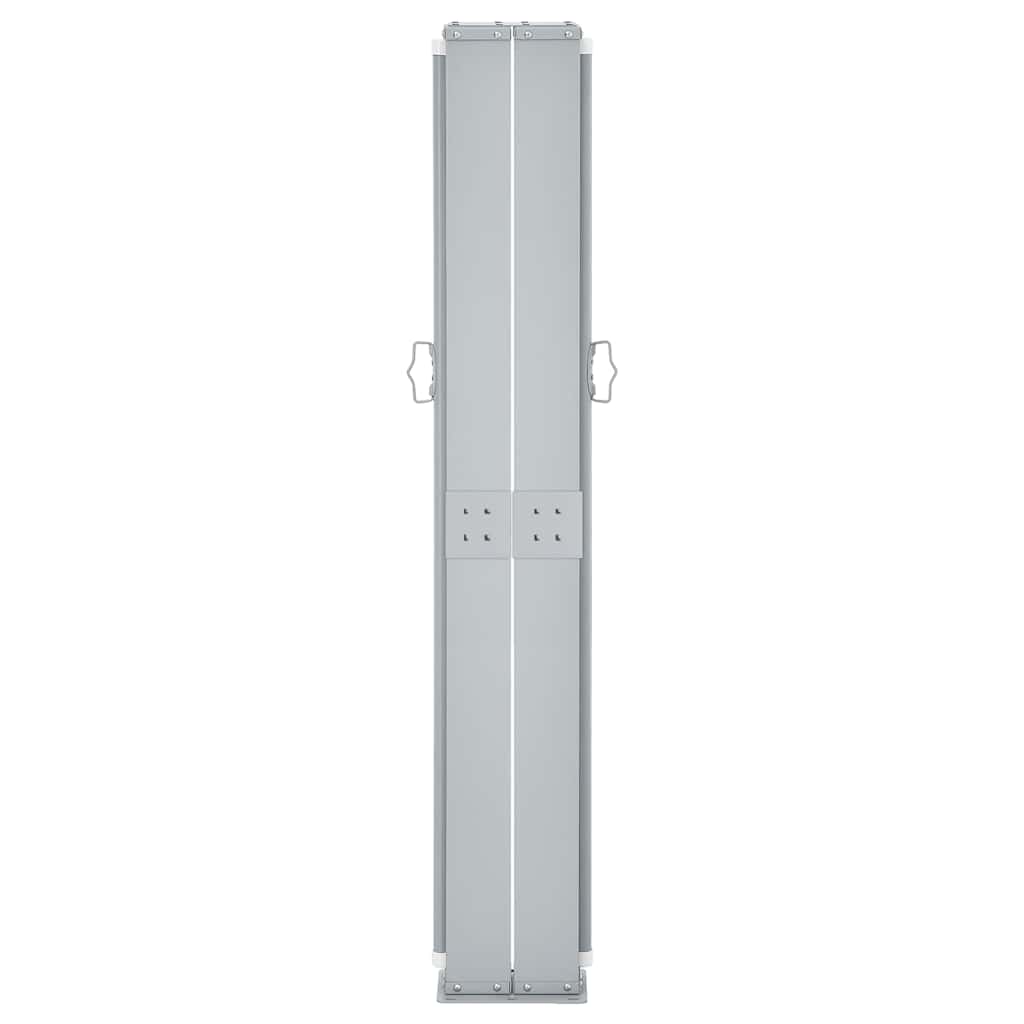 48491 vidaXL Retractable Side Awning Cream 170x1000 cm
