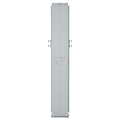 48491 vidaXL Retractable Side Awning Cream 170x1000 cm