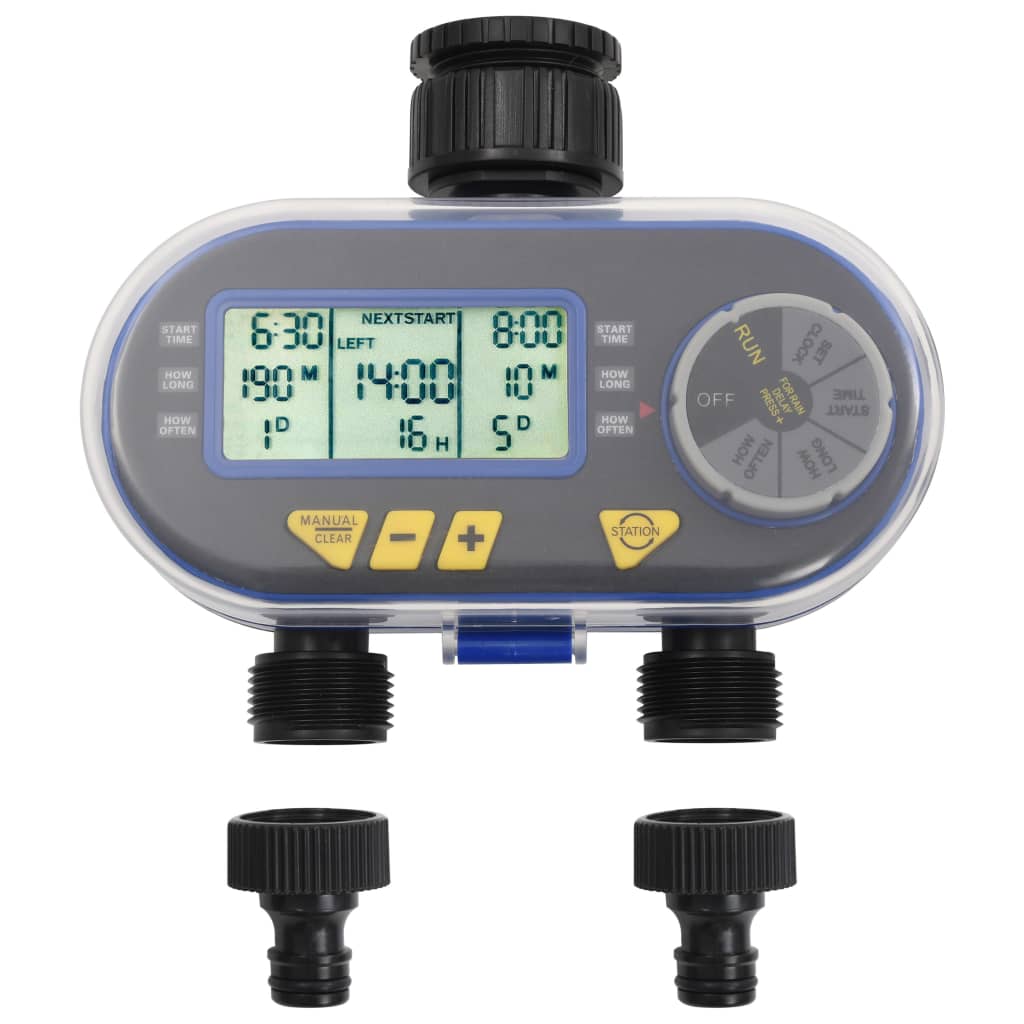 Digital Water Timer | Black, Blue, Grey | ABS | Medium