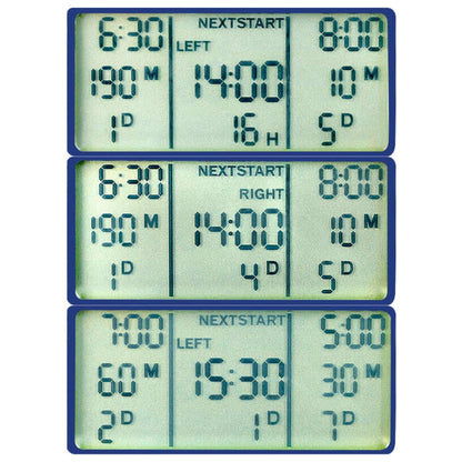 Digital Water Timer | Black, Blue, Grey | ABS | Medium