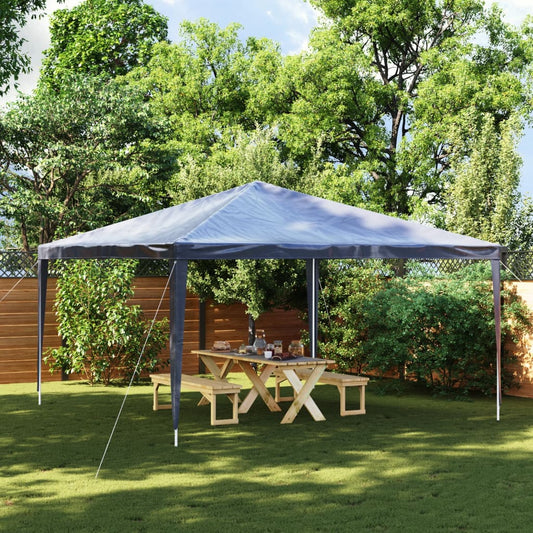 Partytent | Blue | Polyethylene, Iron | Large |  Sturdy  | Party Tent