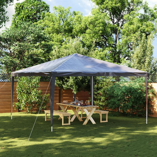 48508 vidaXL Professional Party Tent 4x4 m Anthracite 90 g/m²