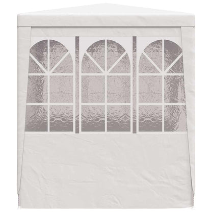 Professional Party Tent with Side Walls 2.5x2.5 m White 90 g/m²