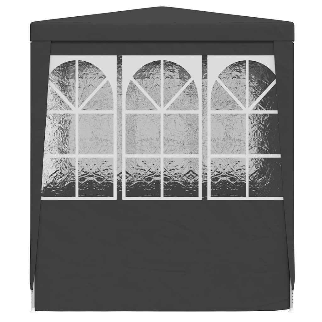 Professional Party Tent with Side Walls 2x2 m Anthracite 90 g/m?