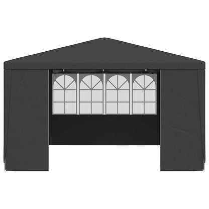 Professional Party Tent with Side Walls 4x4 m Anthracite 90 g/m?