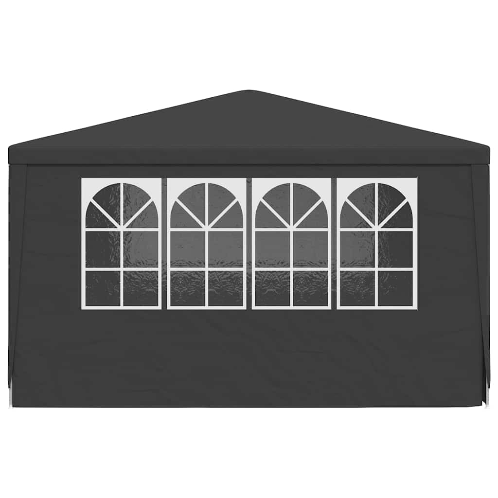 Professional Party Tent with Side Walls 4x4 m Anthracite 90 g/m?