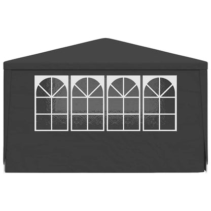 Professional Party Tent with Side Walls 4x4 m Anthracite 90 g/m?