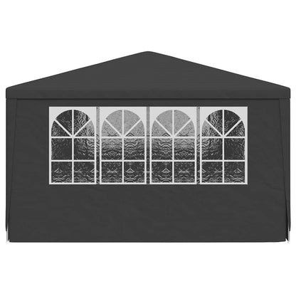 Professional Party Tent with Side Walls 4x6 m Anthracite 90 g/m?