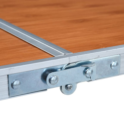 Foldable Camping Table Aluminium 120x60 cm