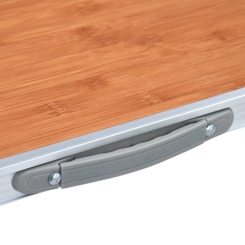 Foldable Camping Table Aluminium 120x60 cm