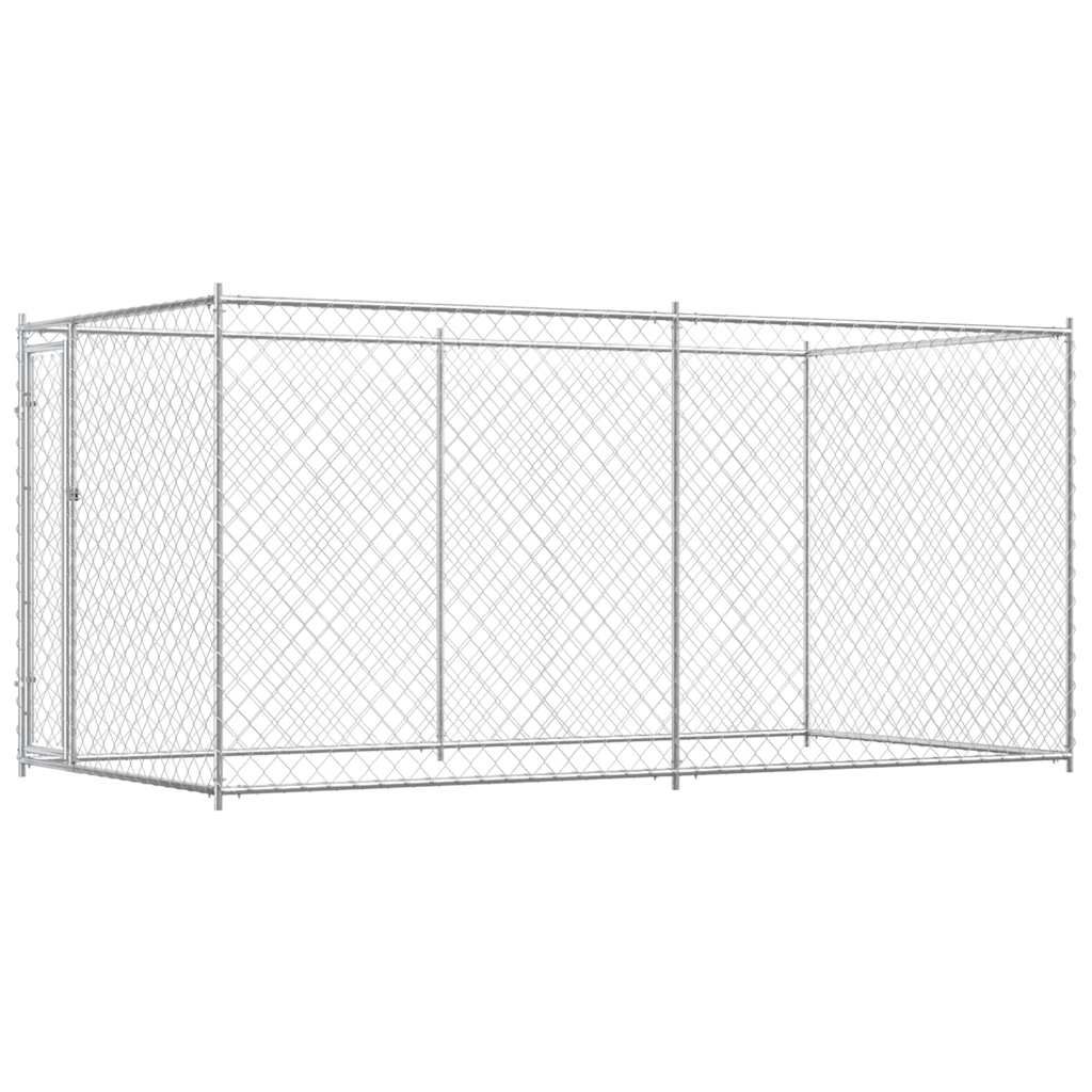 145025 vidaXL Outdoor Dog Kennel 382x192x185 cm