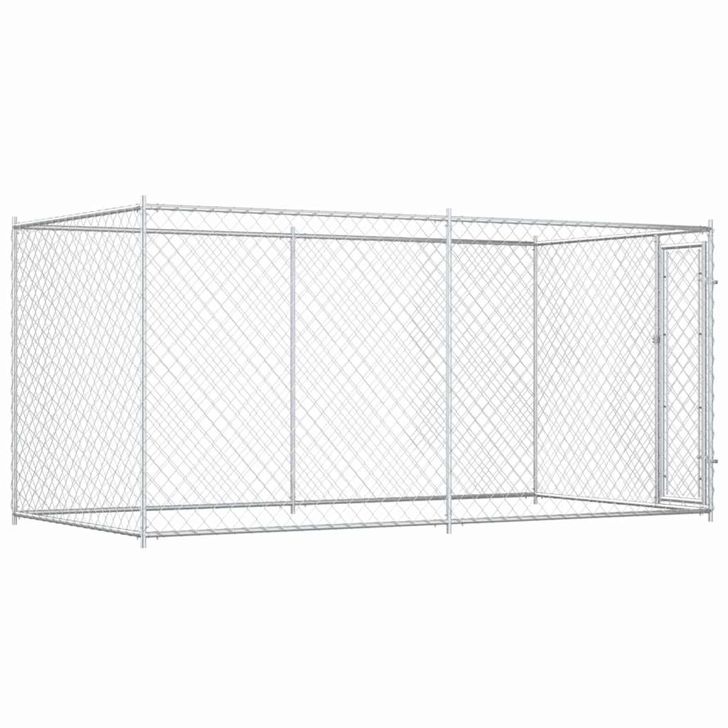 145025 vidaXL Outdoor Dog Kennel 382x192x185 cm
