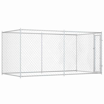 145025 vidaXL Outdoor Dog Kennel 382x192x185 cm