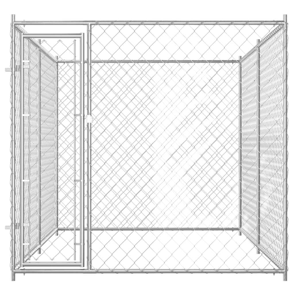 Outdoor Dog Kennel 193x193x185 cm