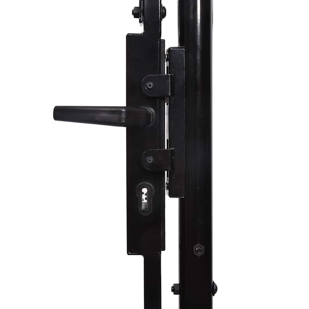 Double Door Fence Gate Woerden with Spear Top 400x199.5 cm