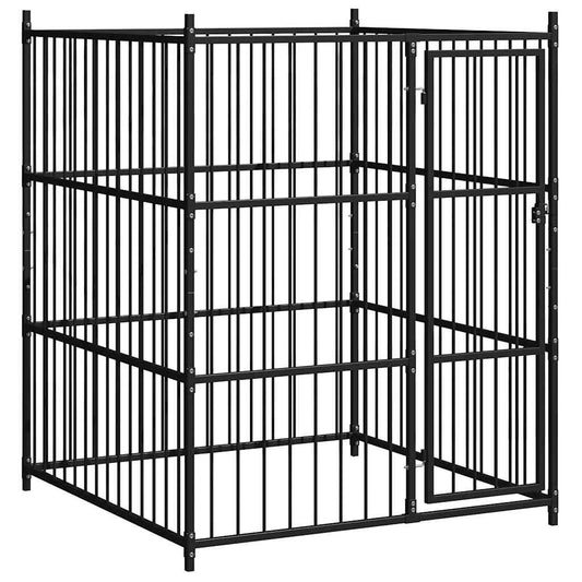 Outdoor Dog Kennel 150x150x185 cm
