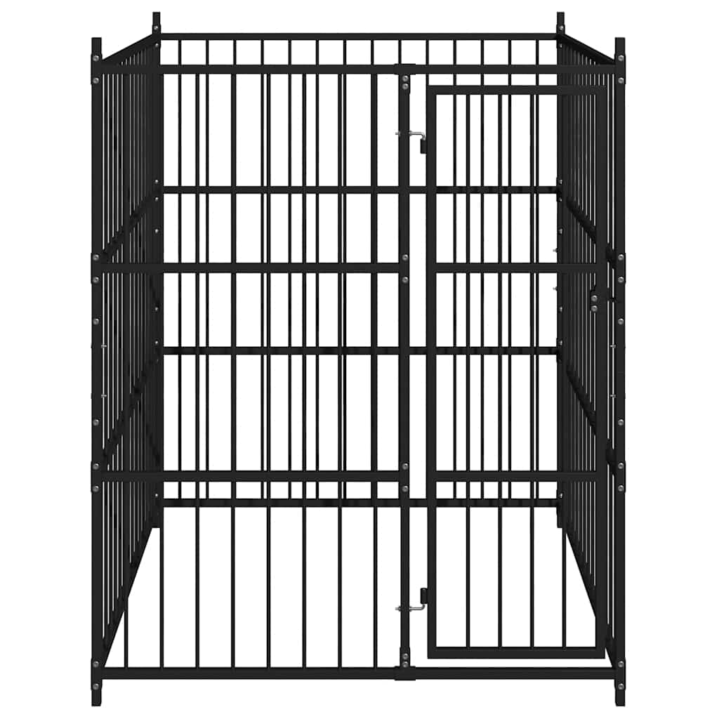 Outdoor Dog Kennel 150x150x185 cm