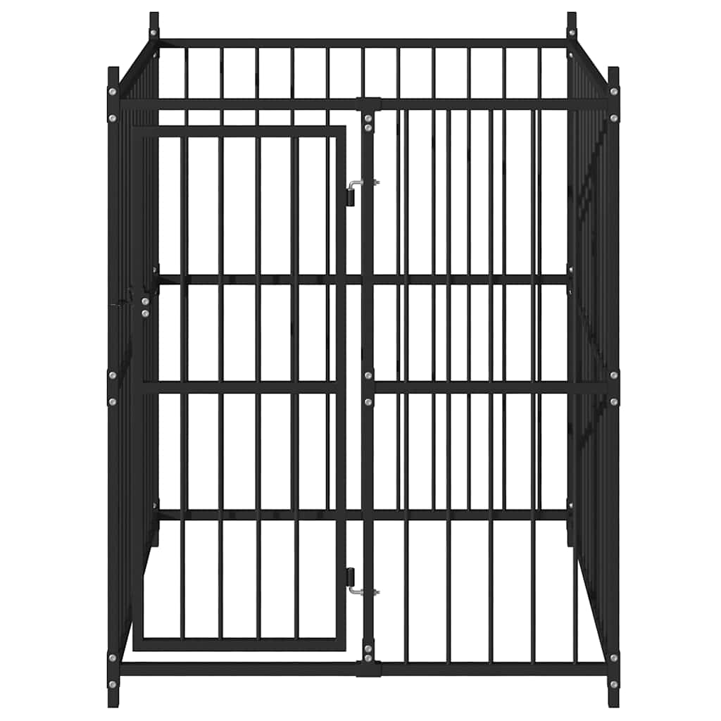 Outdoor Dog Kennel 120x120x150 cm